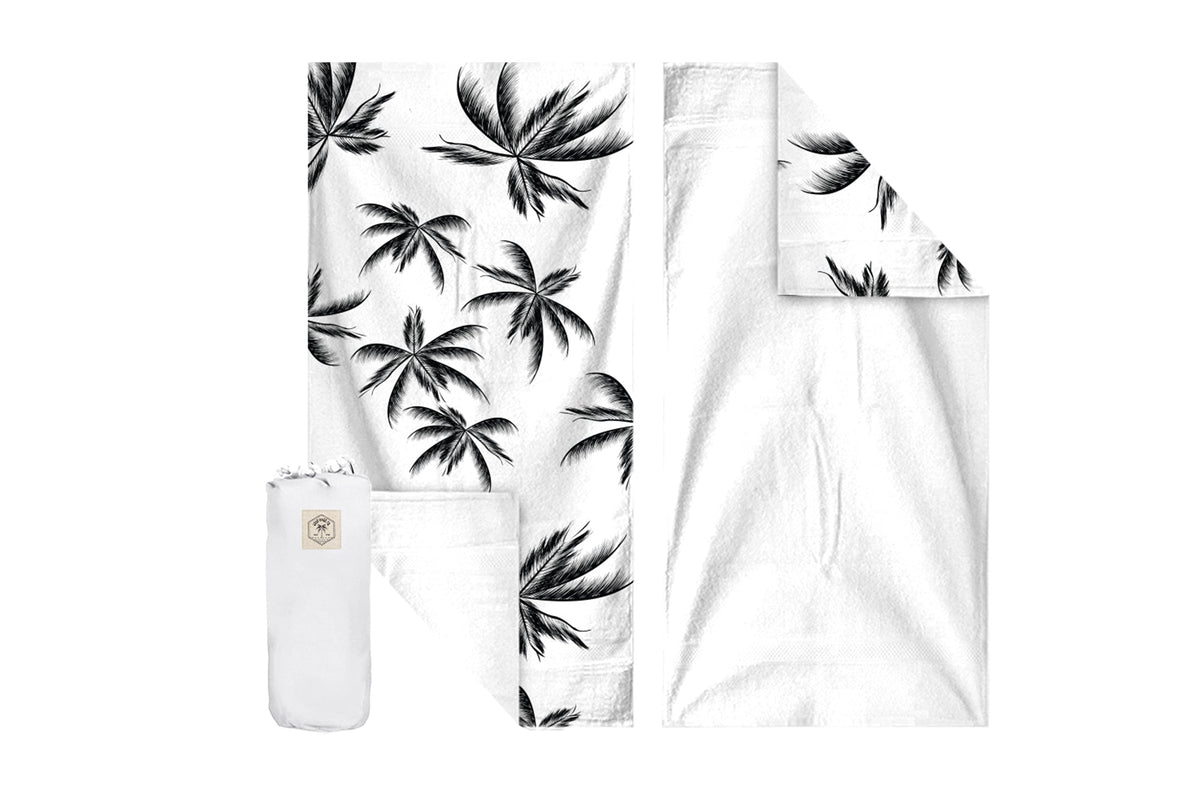 Havana 160cm Premium Waffle Beach Towel with Storage Bag, Double Sided, Eco Friendly, Sand Free, Quick Dry, Ultra Absorbent