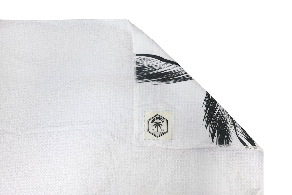 Havana 160cm Premium Waffle Beach Towel with Storage Bag, Double Sided, Eco Friendly, Sand Free, Quick Dry, Ultra Absorbent -