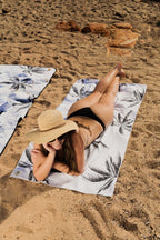 Havana 160cm Microfibre Beach Towel with Storage Bag , Sand-Resistant, Eco Friendly, Double Sided - view 2