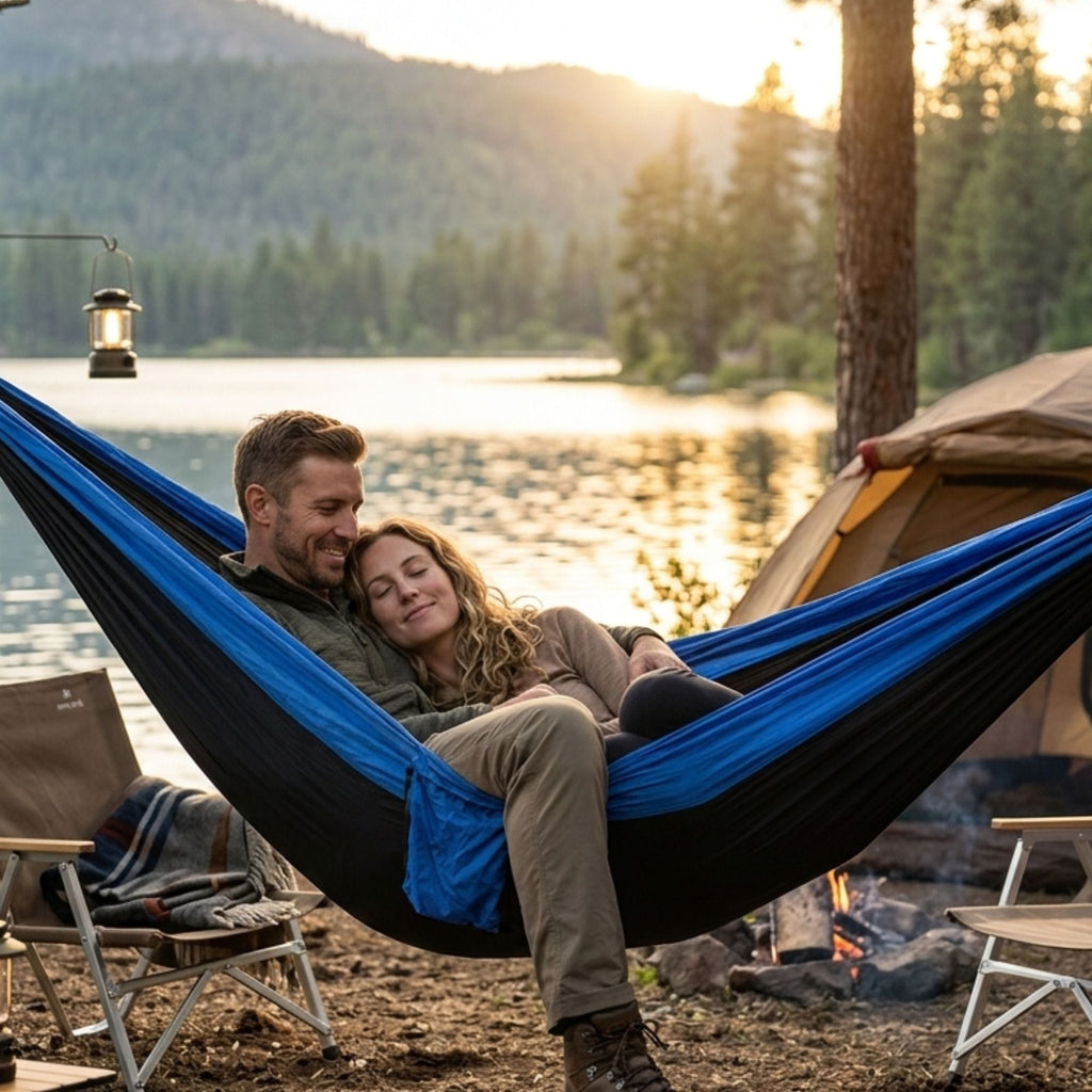 Good Vibes Double Travel Hammock with Carry Bag 270 x 135cm - view 2