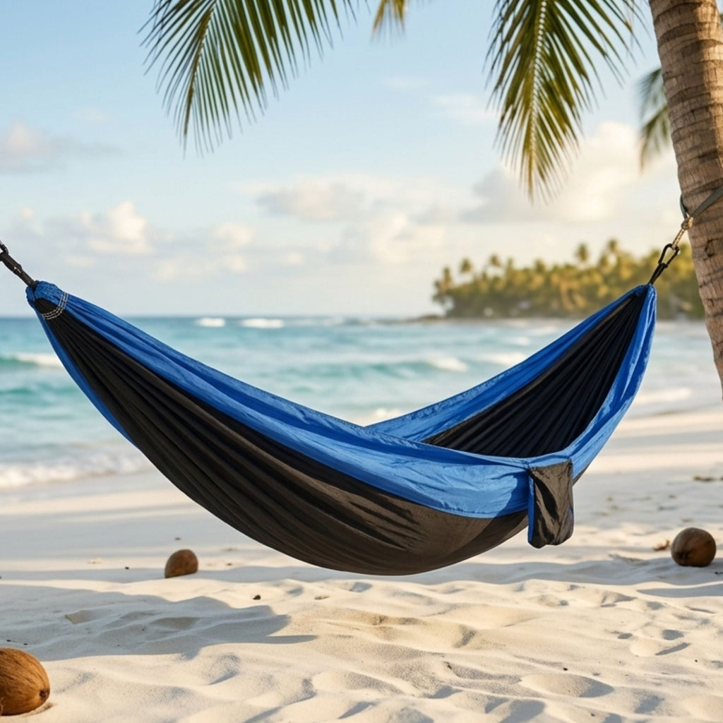 Good Vibes Double Travel Hammock with Carry Bag 270 x 135cm - view 3