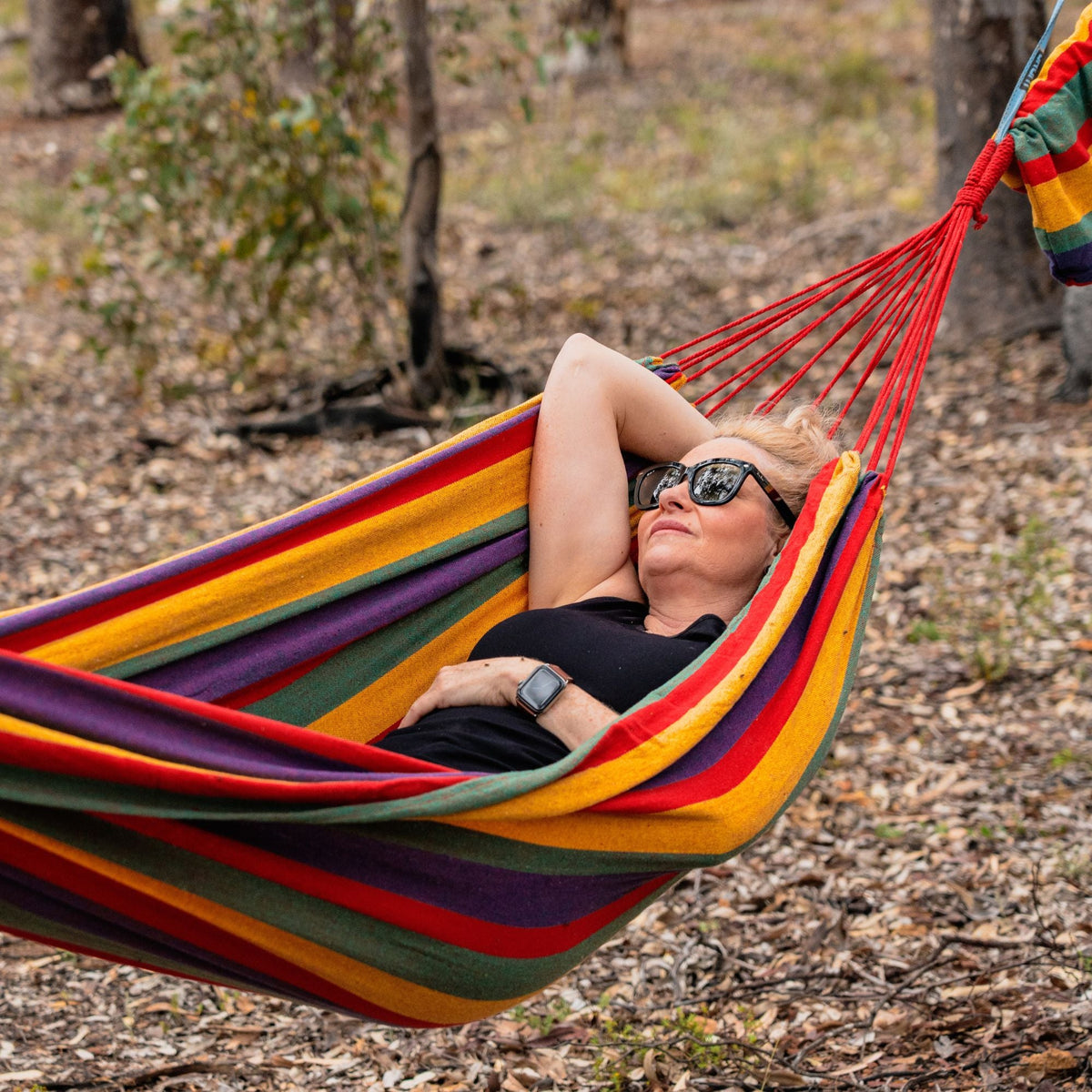Good Vibes Double Travel Hammock with Carry Nag 200 x 150 cm - view 10