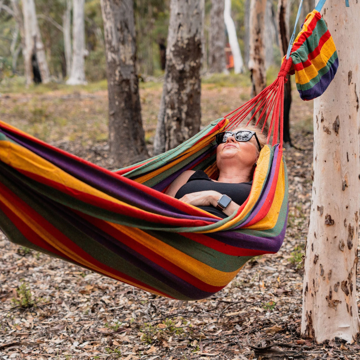 Good Vibes Double Travel Hammock with Carry Nag 200 x 150 cm - view 11