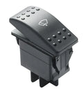 VETUS Three-position rocker switch for windscreen wipers (OFF - 1 - 2) HDMSW2