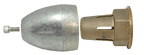 CDZPN-E 1 3/8″ Shaft Propeller Nut Zinc Anode - view 2