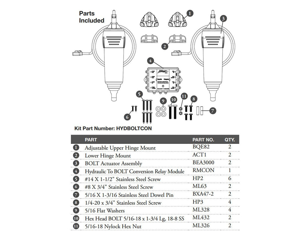 Hydraulic to Electric Conversion Kit - view 3