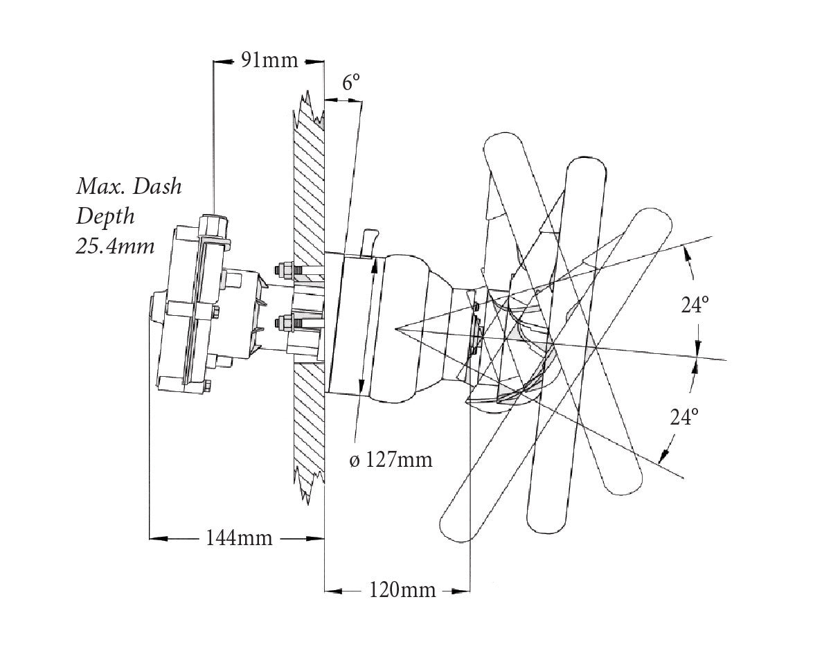 Helm Tilt T81FC Anti-Feedback Pl/Gear - view 2