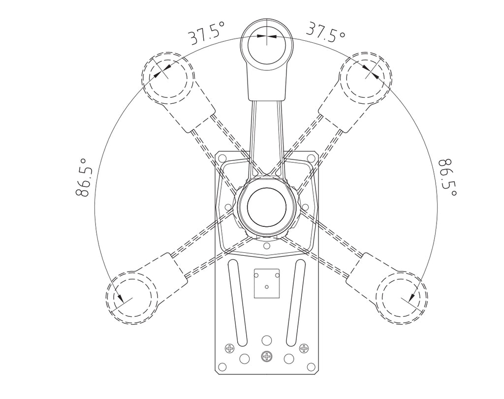 Control Side Mnt Trim B184 Sgle Lvr - view 3