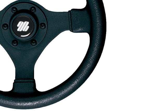 Steering Wheel V45 Plast 280mm Blk - view 2