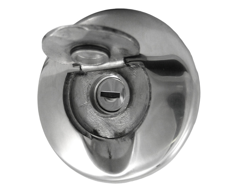 Deck Filler Lockable w/Key S/S Fuel 50mm - view 2