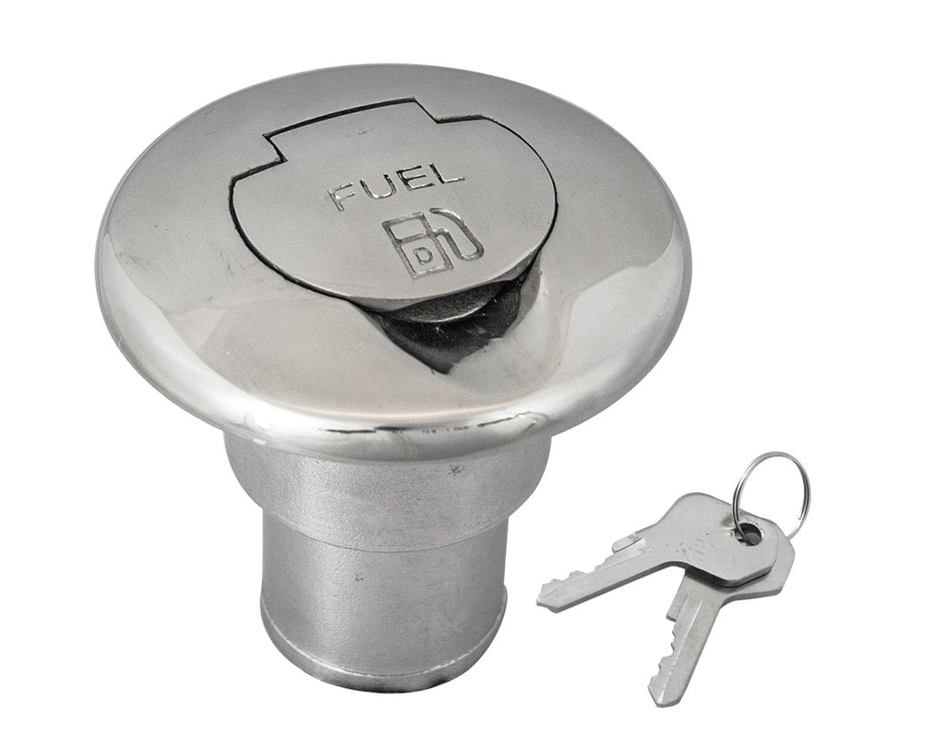 Deck Filler Lockable w/Key S/S Fuel 38/50mm