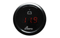 Gauge Digital Voltmeter Black 12/24