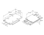 Seat Slide Quick Mnt L/Profle Fnt Handle - view 2