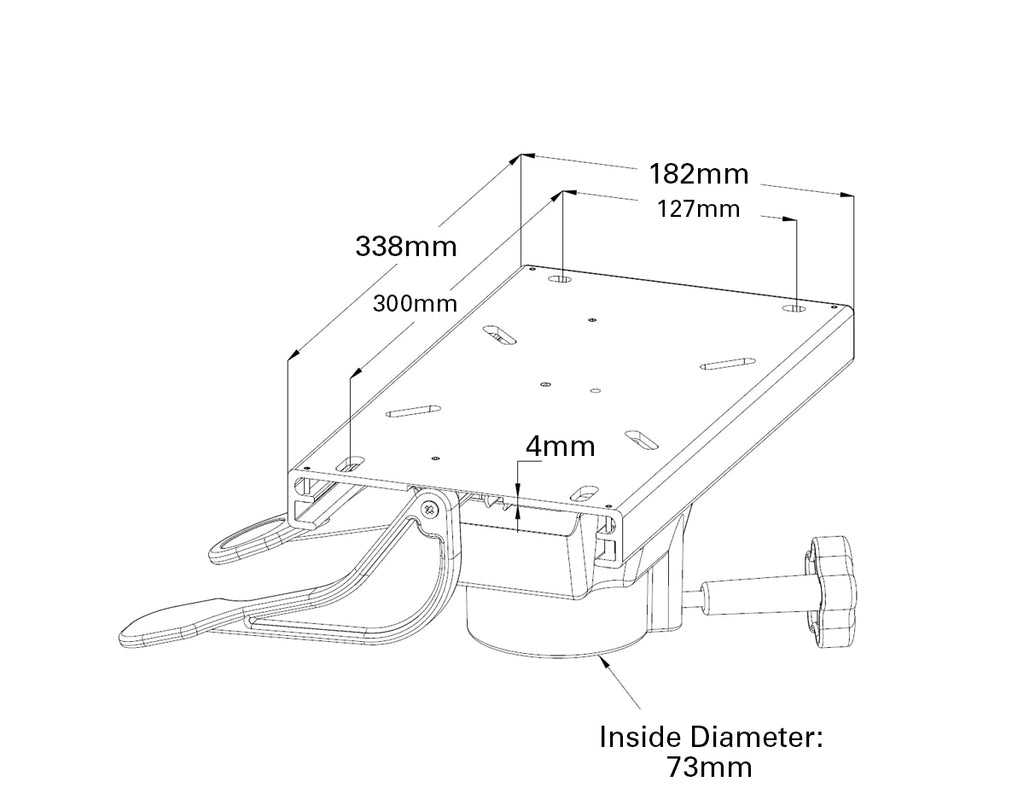Swivel Slide Top (2-7/8) 73mm - view 2