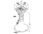 Seat Pedestal Bell Adj. 330-430mm - view 2