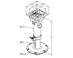 Plug-In Pedestal Adj. 330-480mm - view 2