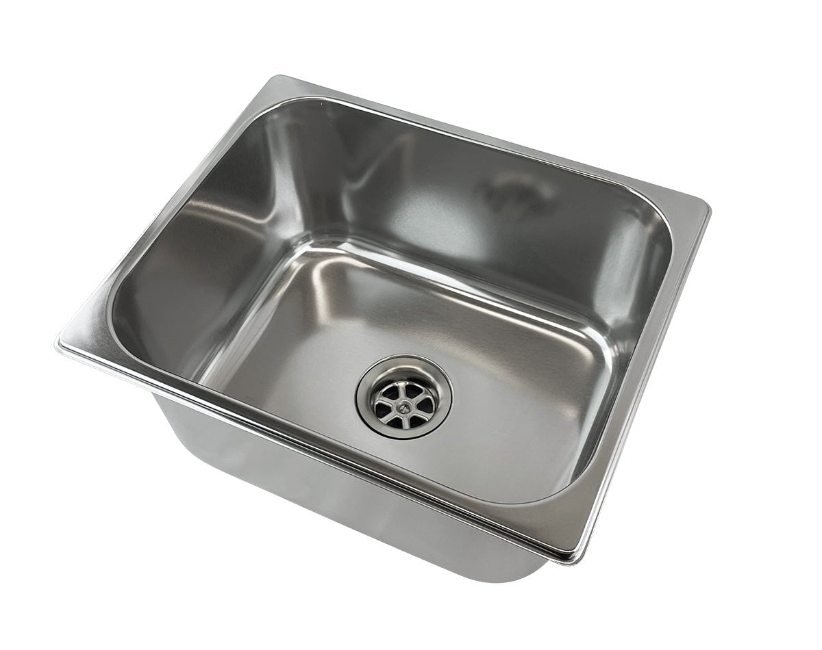 Sink S/S Rectangle O/A 298x238x150mm