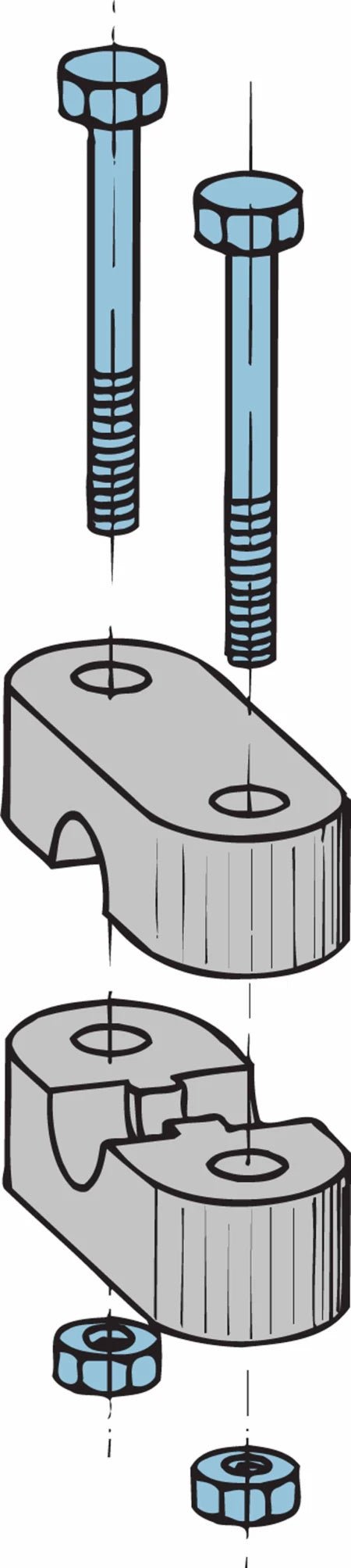 VETUS Cable clamp for cables type 33 and LF KABELKL
