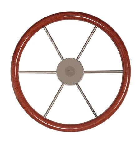 VETUS Steering wheel with mahogany rim, type KW55, Ø 550 mm KW55