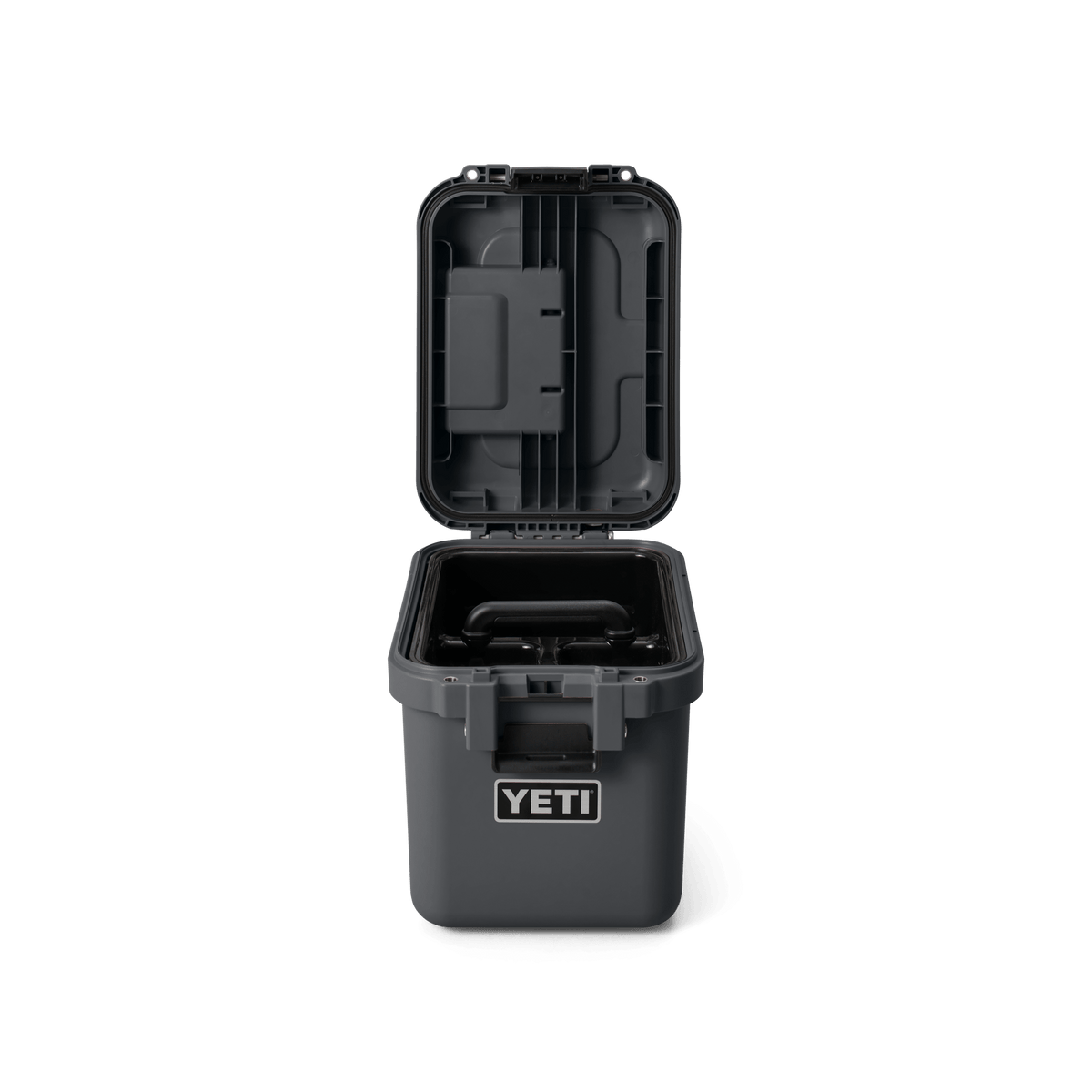 LoadOut GoBox 15 Gear Case - Charcoal v1 - front view