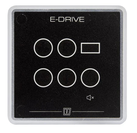 VETUS V-CAN monitoring panel E-DRIVE systems, aluminium, black MPE1MBV
