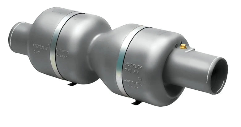 VETUS Exhaust muffler type MV125, for Ø 125 mm hose  MV125