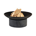 Ignite Heavy-duty Granito Round Stone Base Fire Pit/Planter with 59cm Bowl