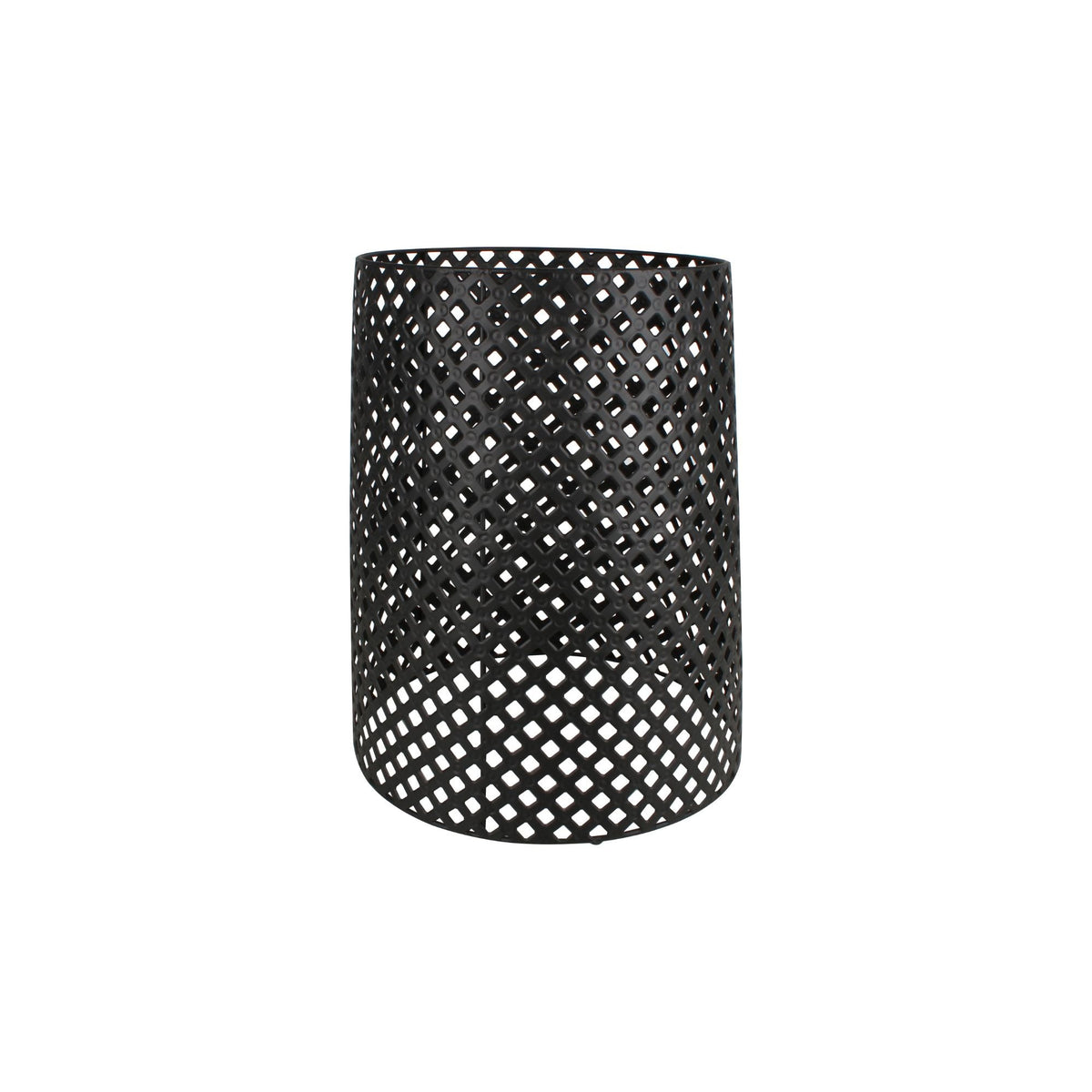 Ignite 56cm Black Steel Round Firepit Planter with Mesh Stand - view 7