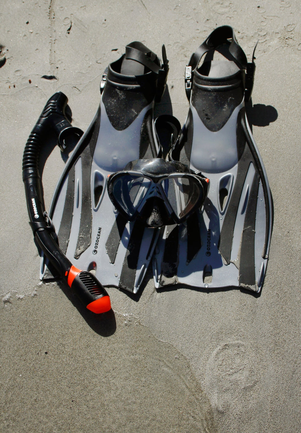 Rotto Adult Mask, Fin and Snorkel Set - Grey - view 3