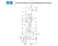 Rinse Pump Dlx Flush 12v