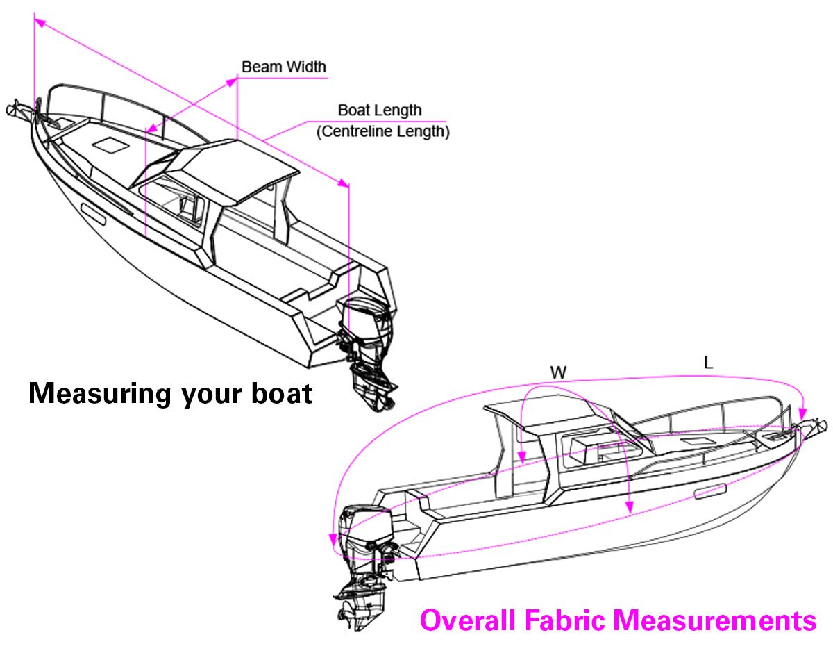 Pilot Cruiser Boat Cover Gry 5.5-6.0m - view 3