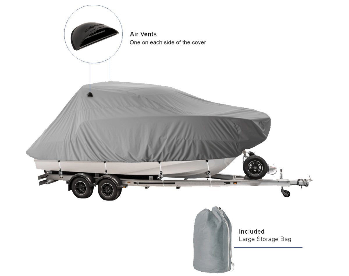 Pilot Cruiser Boat Cover Gry 5.5-6.0m - view 2