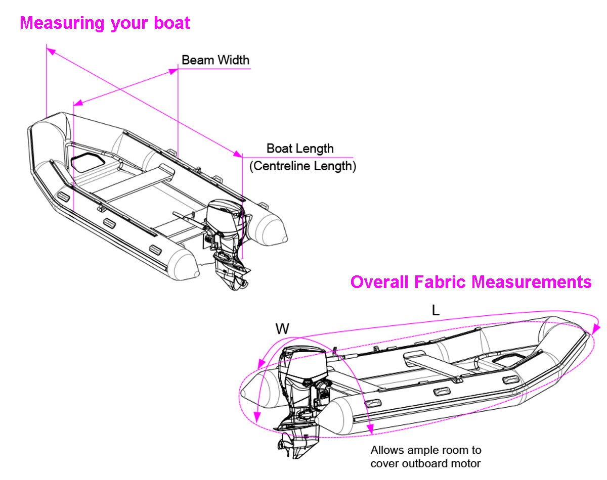 OceanSouth Inflatable Storage & Towing Cover  2.9m - 3.2m - view 3