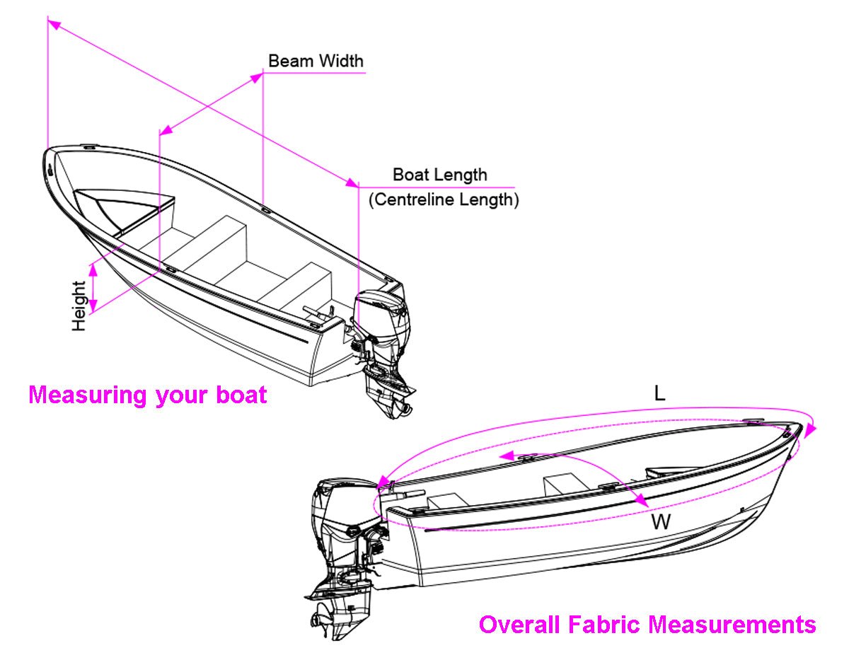 OceanSouth Open Boat Storage & Towing Cover 4.3m - 4.5m - view 2