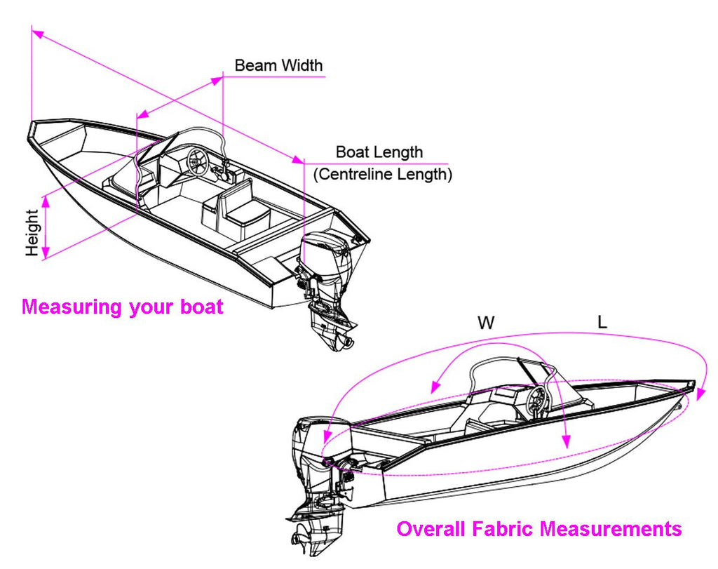 OceanSouth Jumbo Boat Storage & Towing Cover 6.4m - 7.0m - view 2