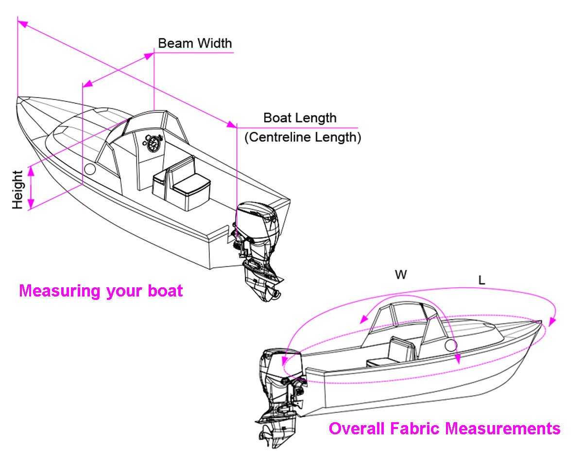 OceanSouth Cabin Cruiser Storage & Towing Cover 5.9m - 6.3m - view 4