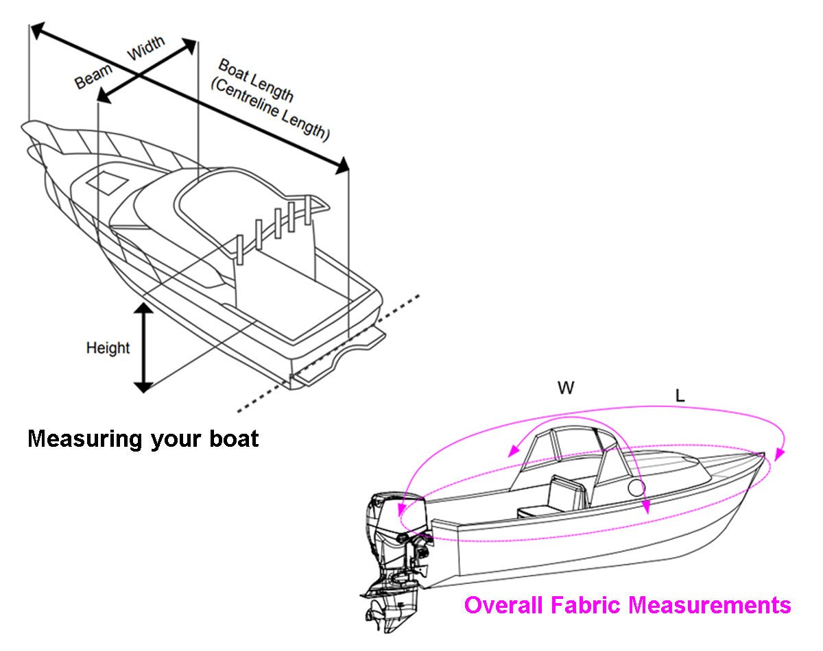 OceanSouth Jumbo Boat Storage & Towing Cover 5.2m - 5.8m - view 10