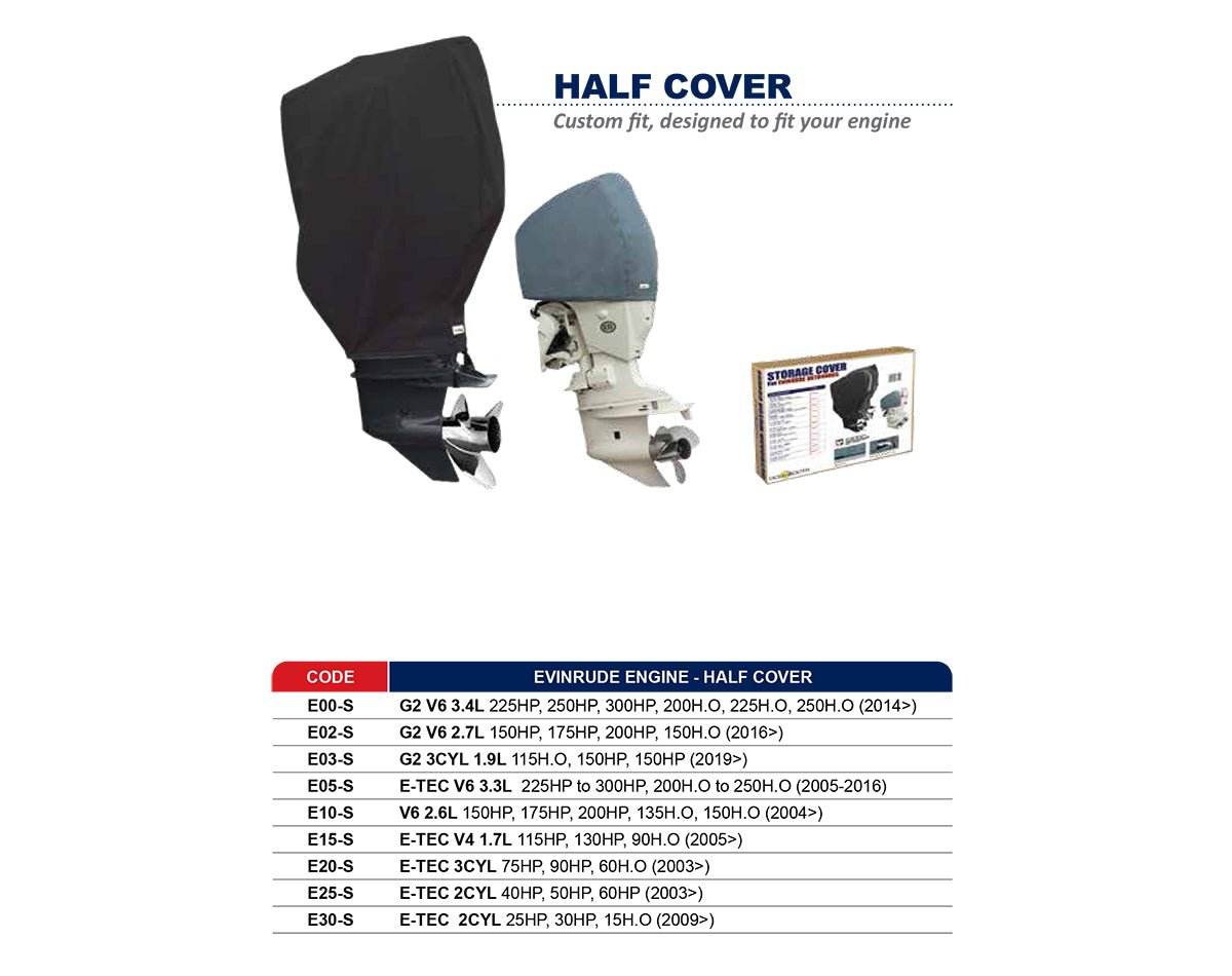 OceanSouth Evinrude Half Cover G2 V6 3.4L (225hp-300hp) - view 2