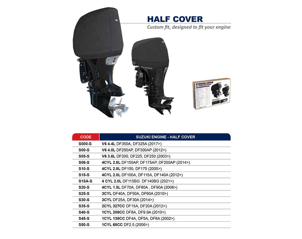 OceanSouth Suzuki Half Cover V6 4.4L  (DF325A - DF350A) - view 2