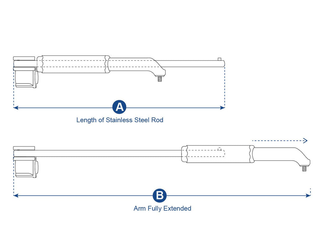 Riser Arm Left 16-inch T/S NIBO - view 4