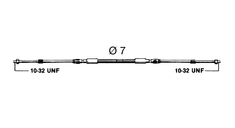 Control Cable C8 17ft (5.19m) - view 2