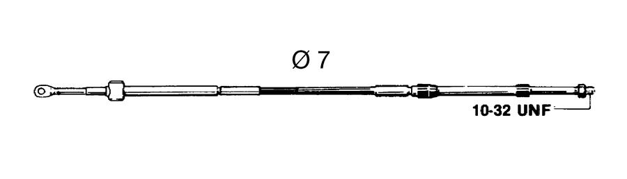 Control Cable Mariner C16 12ft (3.66m) - view 2