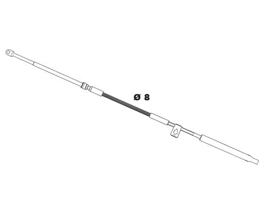 Control Cable Gen ll MERC MACH36 17ft - view 3