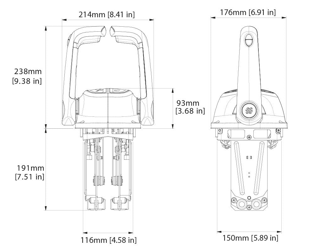 Control Twin B502CH No Lock No Trim Chrome - view 4