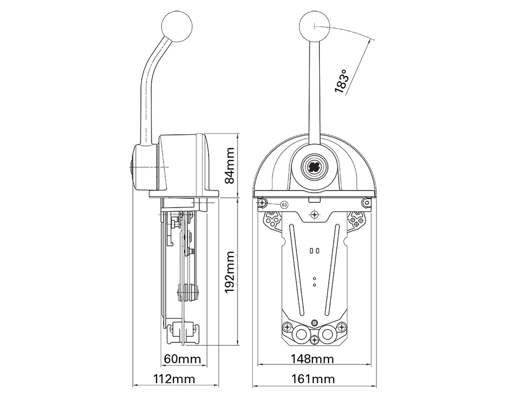 Control Top Mnt B301B Single Lever - view 2