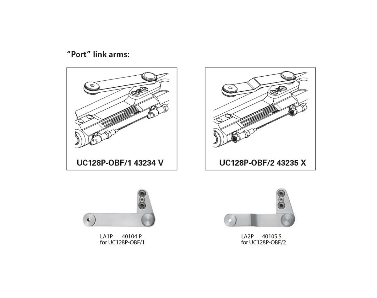 Cylinder Front/Mnt UC128-OBF-2 Port - view 5