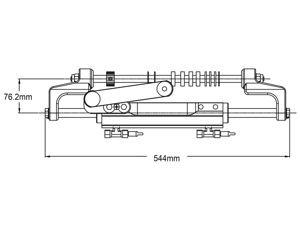 Cylinder Front/Mnt UC128-OBF-2 Port - view 3
