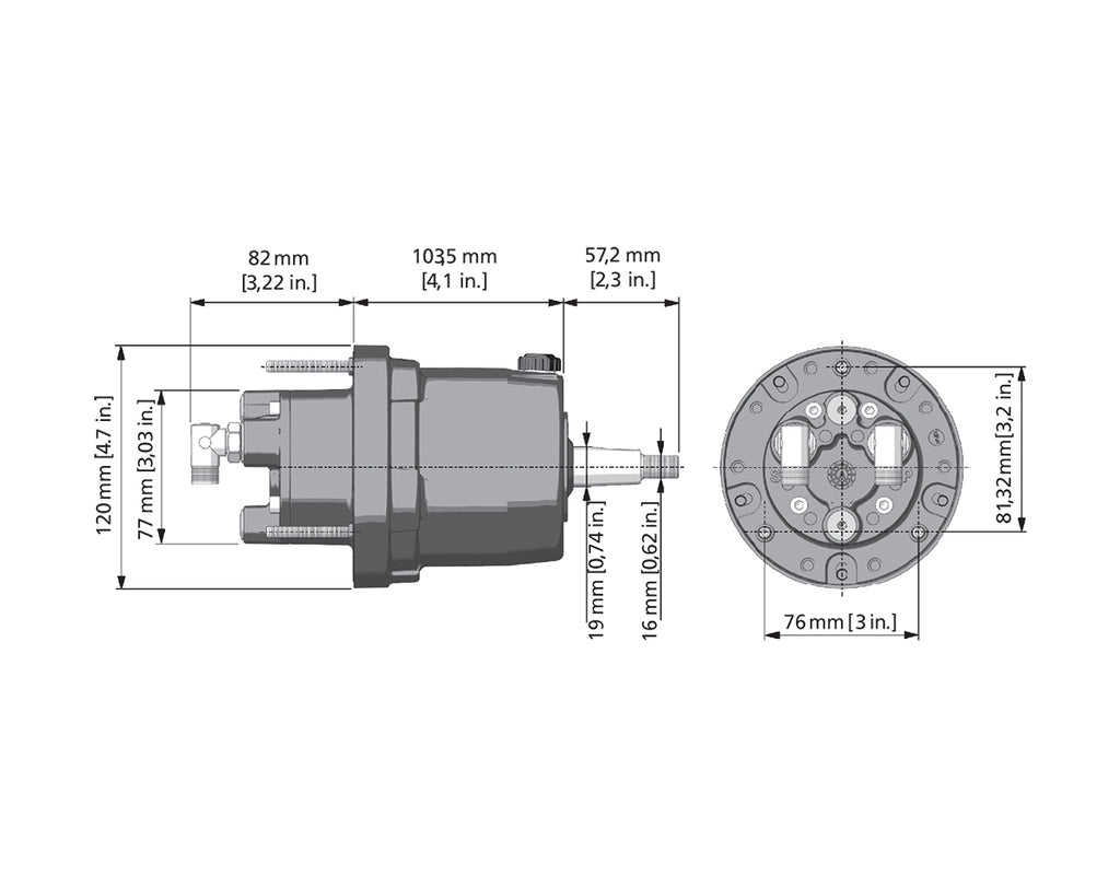 HYTECH 175hp Steering Kit 1 Exc. Hose - view 5