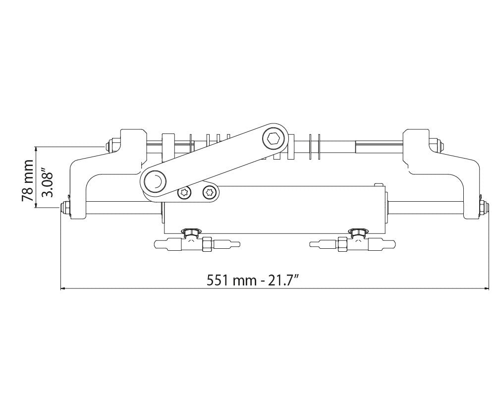 HYTECH 175hp Steering Kit 2 Exc. Hose (*) - view 3