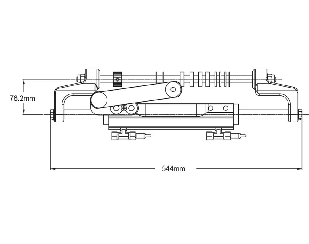 NAUTECH 300hp Steering Kit 3 Exc. Hose (*) - view 3